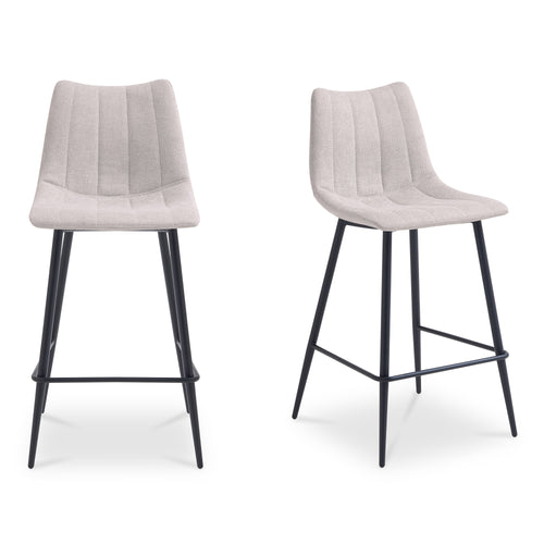Alibi Counter Stool Beige - Set Of Two - 1630Living