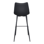 Alibi Bar Stool Matte Black - Set Of Two - 1630Living
