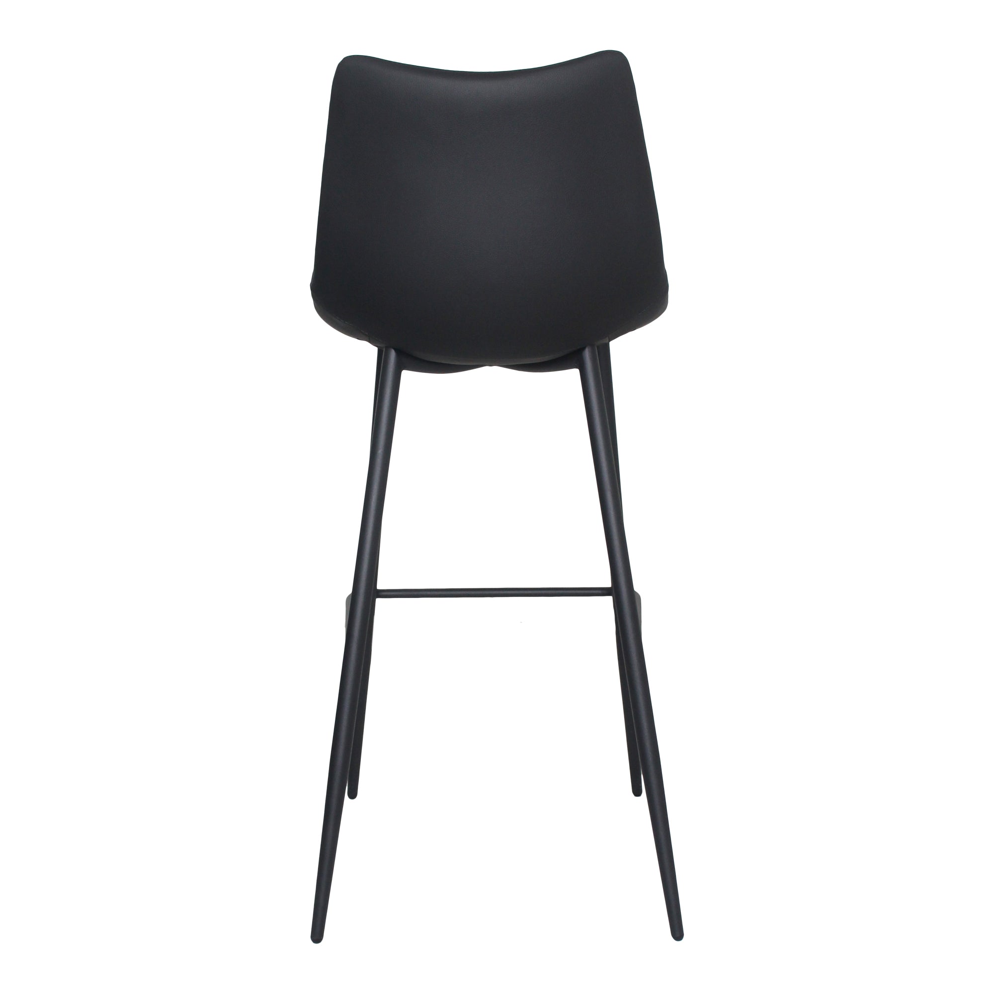 Alibi Bar Stool Matte Black - Set Of Two - 1630Living