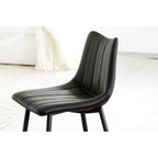 Alibi Bar Stool Matte Black - Set Of Two - 1630Living