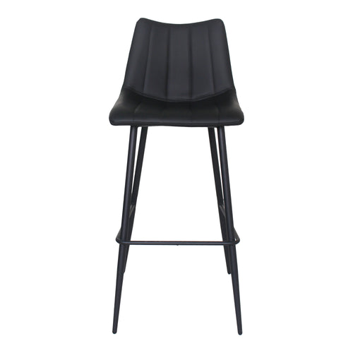 Alibi Bar Stool Matte Black - Set Of Two - 1630Living