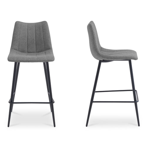 Alibi Bar Stool Dark Grey - Set Of Two - 1630Living