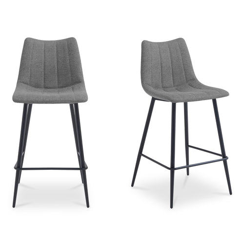 Alibi Bar Stool Dark Grey - Set Of Two - 1630Living