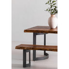 Bent Bench Small Brown - 1630Living