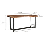 Bent Counter Table Brown - 1630Living