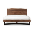 Bent Queen Size Bed Brown - 1630Living
