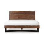 Bent Queen Size Bed Brown - 1630Living