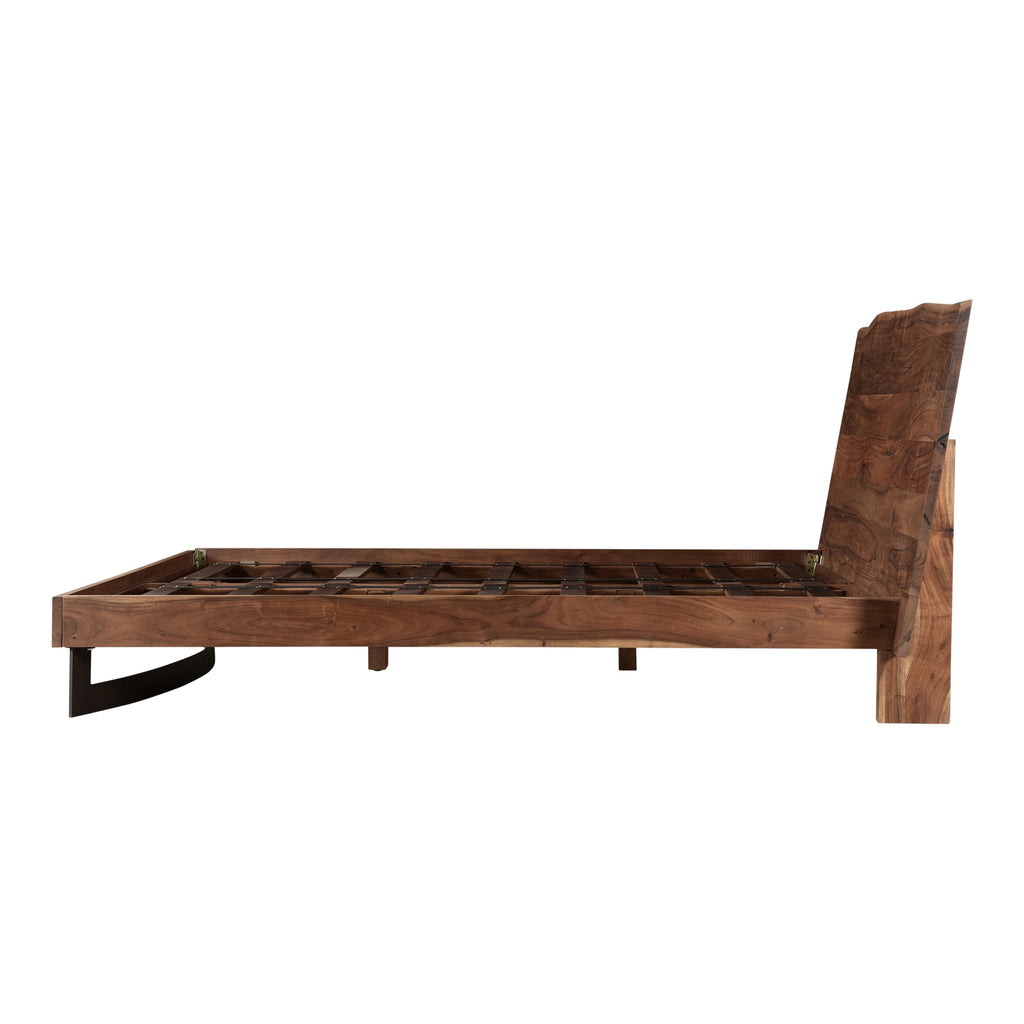 Bent Queen Size Bed Brown - 1630Living