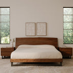 Bent King Size Bed Brown - 1630Living