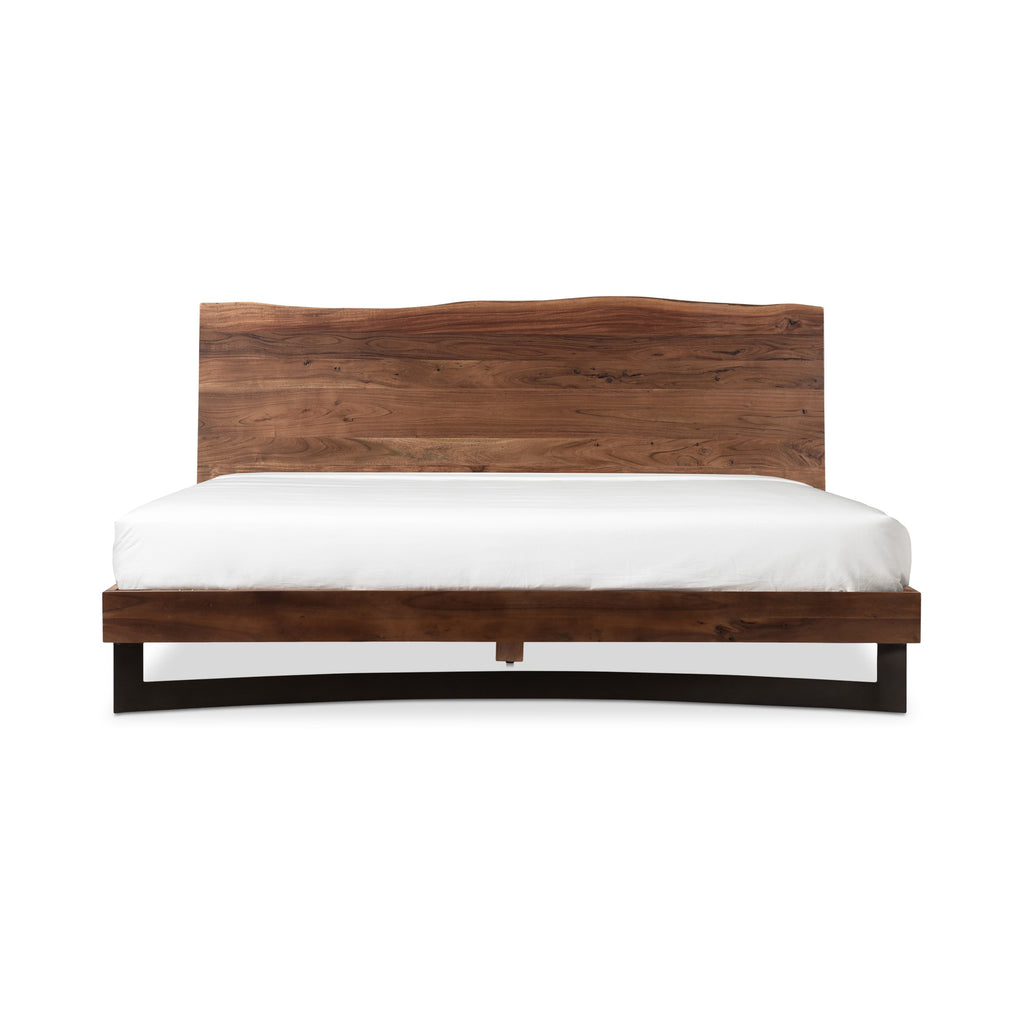 Bent King Size Bed Brown - 1630Living