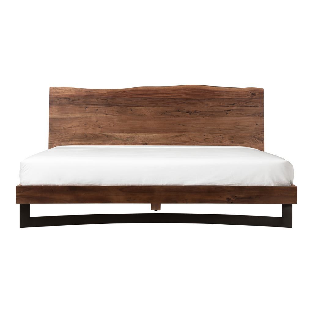 Bent King Size Bed Brown - 1630Living