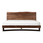 Bent King Size Bed Brown - 1630Living