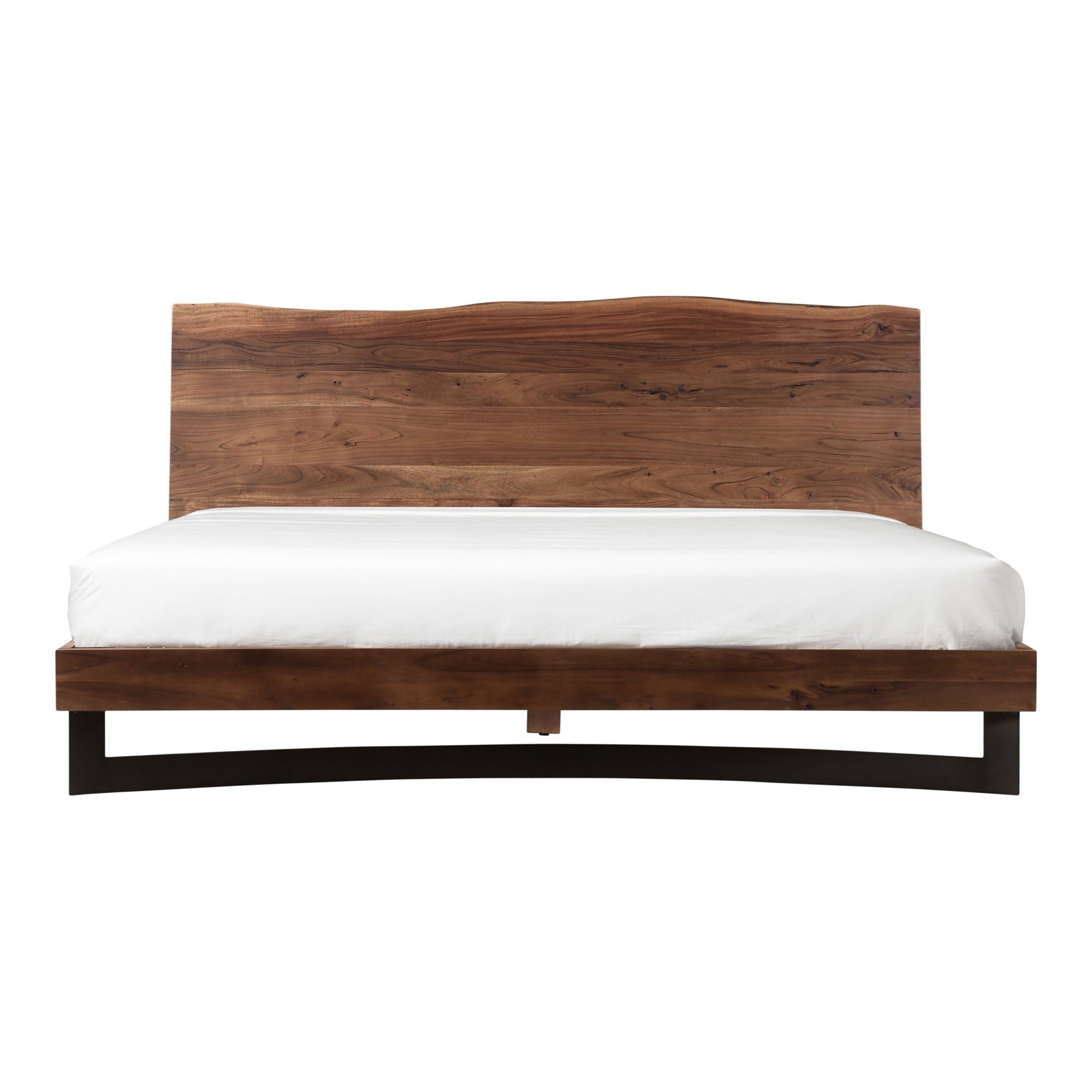 Bent King Size Bed Brown - 1630Living
