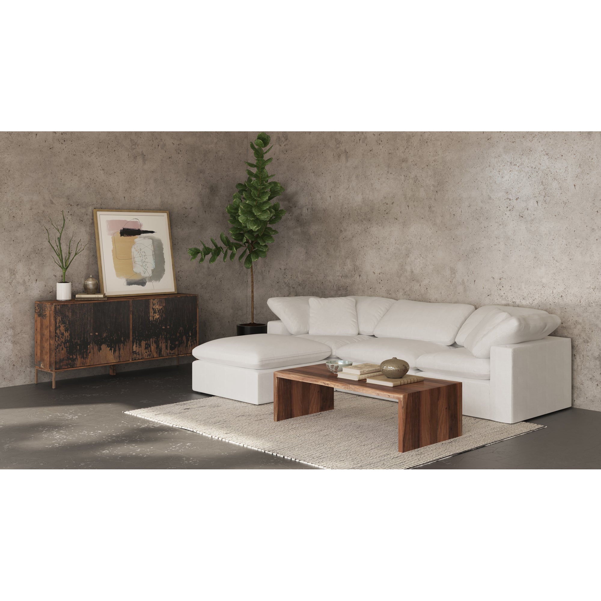Tyrell Coffee Table Natural Brown - 1630Living