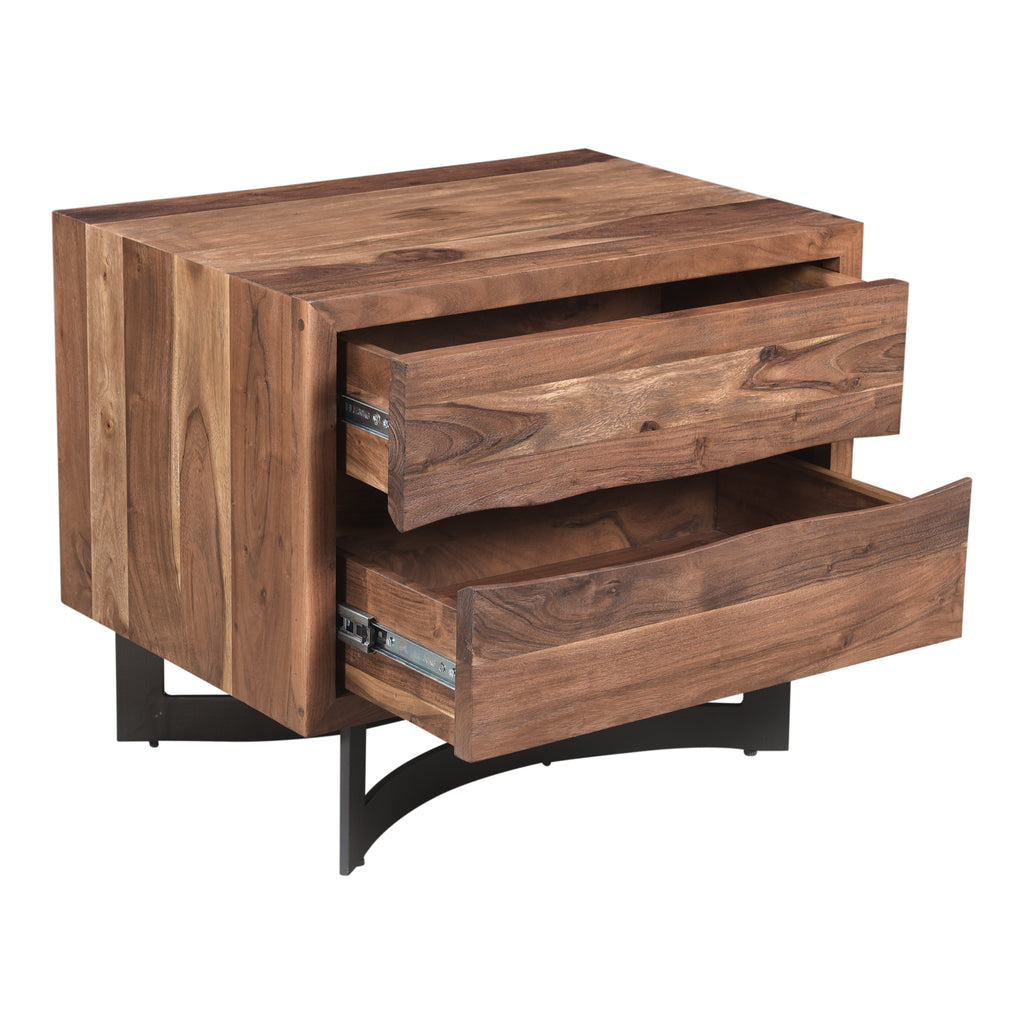 Bent Nightstand Brown - 1630Living