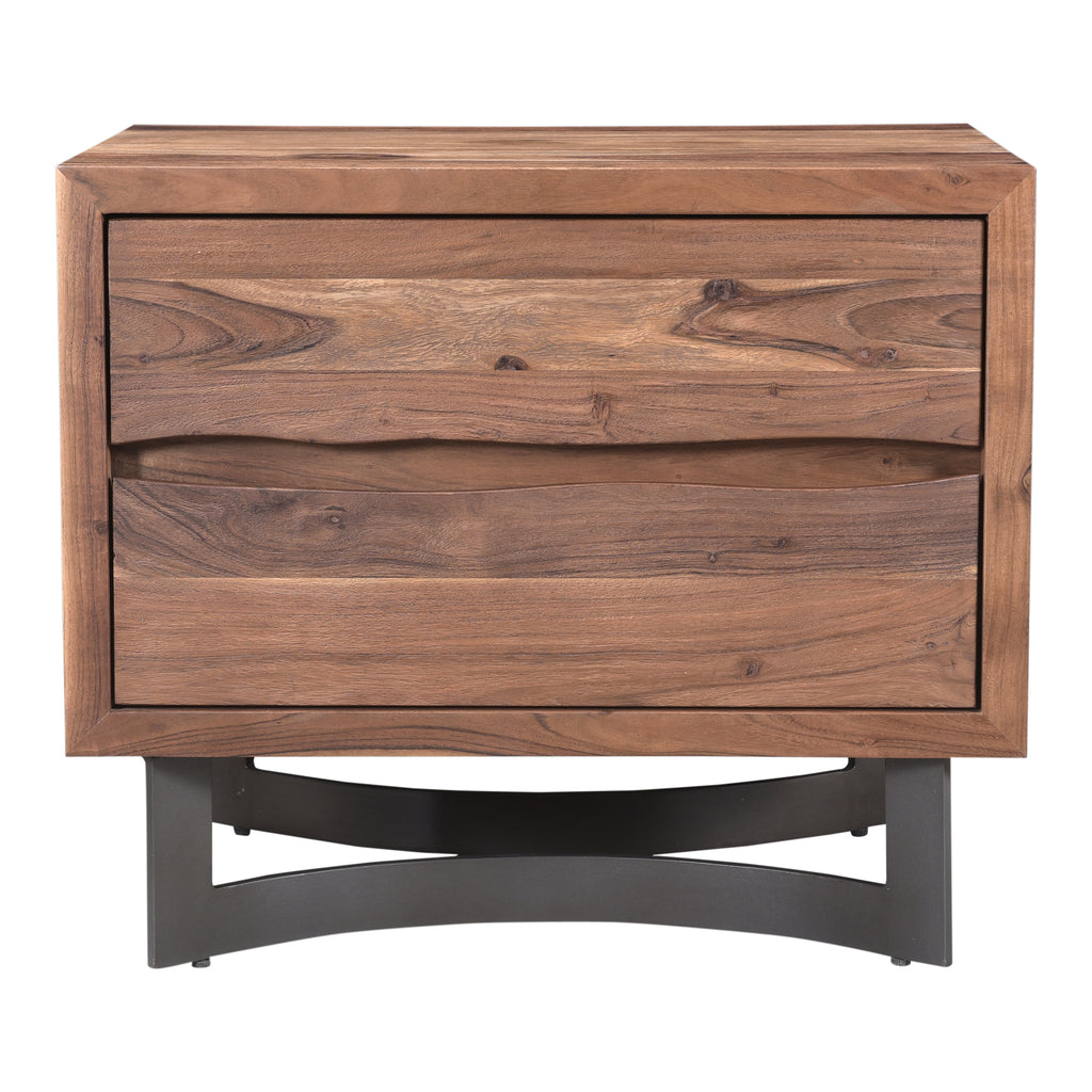 Bent Nightstand Brown - 1630Living