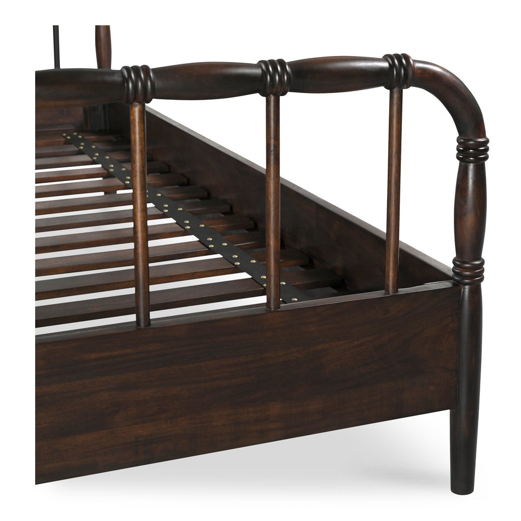 Vivian Queen Bed Dark Brown - 1630Living