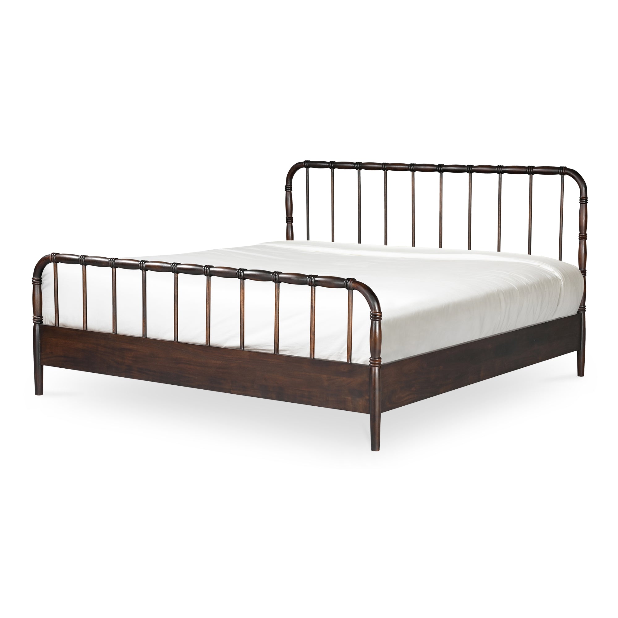 Vivian Queen Bed Dark Brown - 1630Living