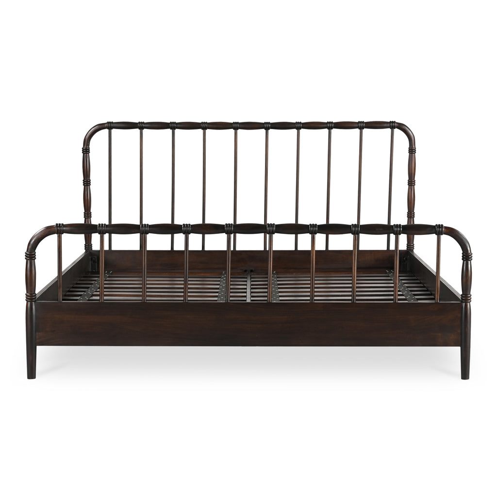 Vivian Queen Bed Dark Brown - 1630Living