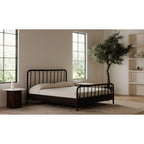 Vivian King Bed Dark Brownn - 1630Living