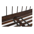 Vivian King Bed Dark Brownn - 1630Living