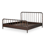 Vivian King Bed Dark Brownn - 1630Living