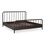 Vivian King Bed Dark Brownn - 1630Living
