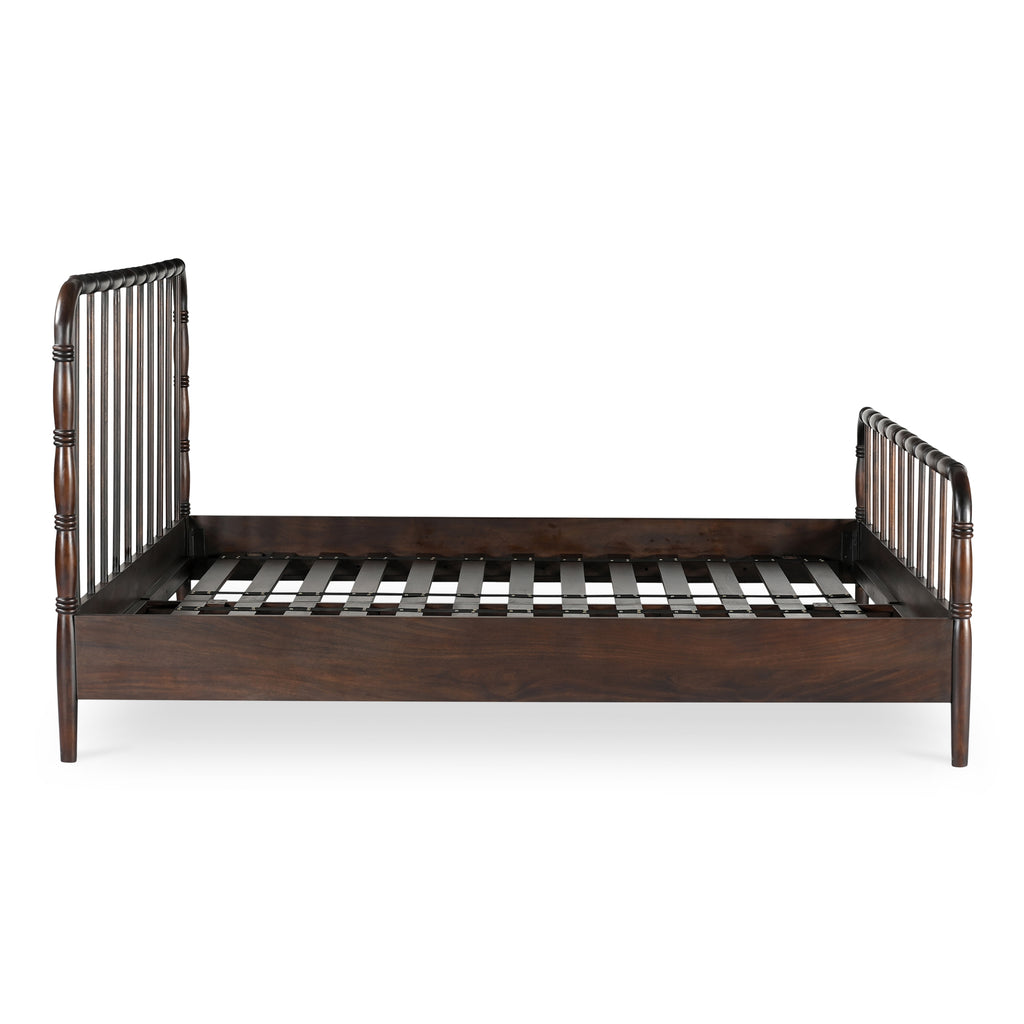 Vivian King Bed Dark Brownn - 1630Living
