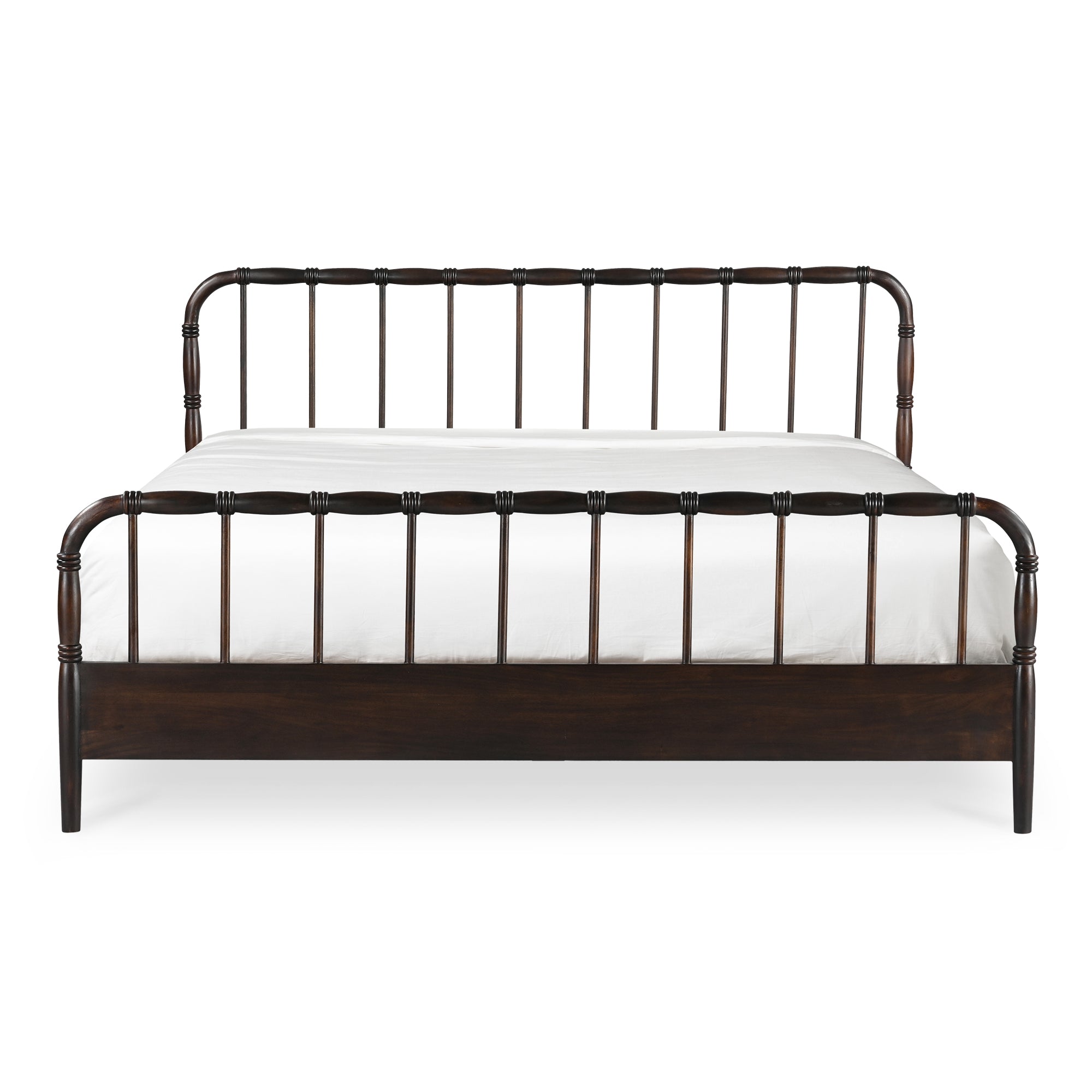 Vivian King Bed Dark Brownn - 1630Living
