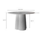 Mono Dining Table White - 1630Living