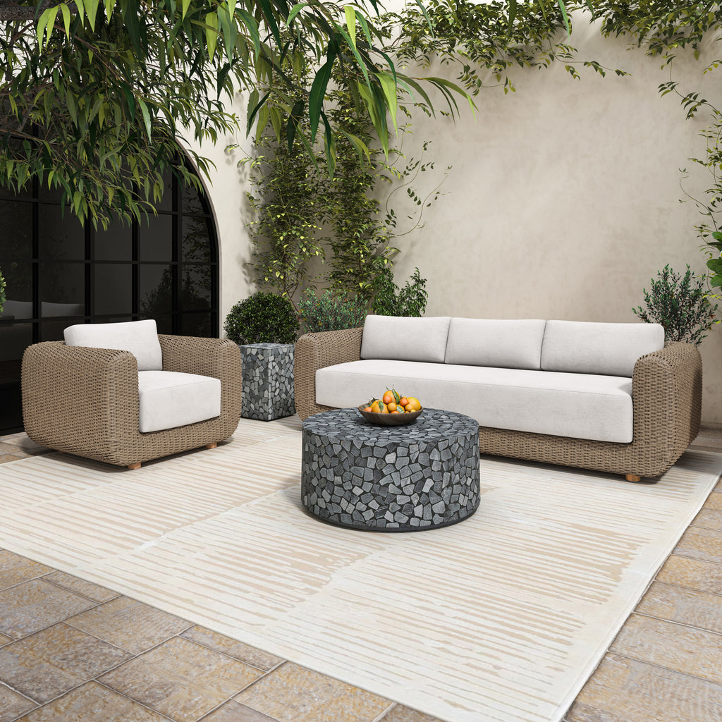 Kiri Outdoor Side Table Black - 1630Living