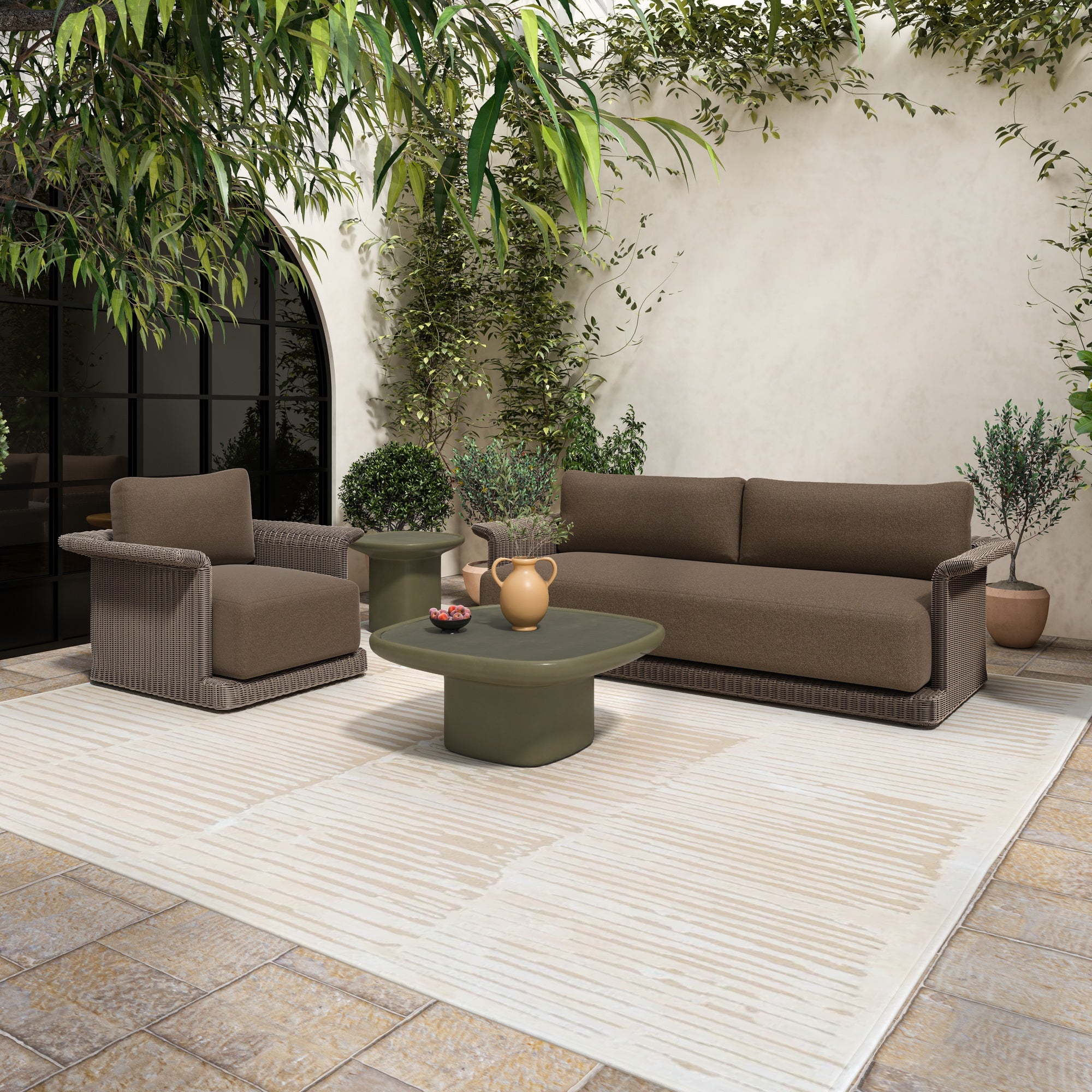 Manon Outdoor Side Table Deep Green - 1630Living