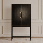 Mako Bar Cabinet Black - 1630Living