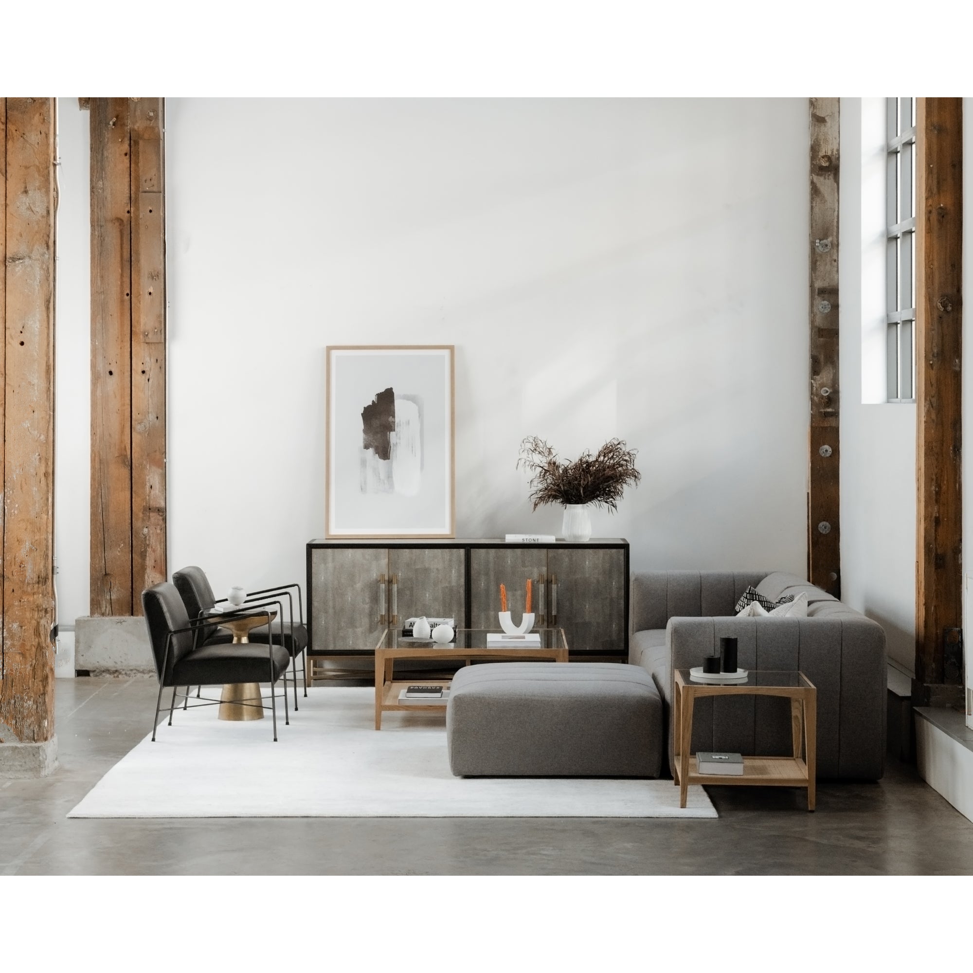 Mako Small Sideboard Grey - 1630Living
