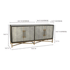 Mako Small Sideboard Grey - 1630Living