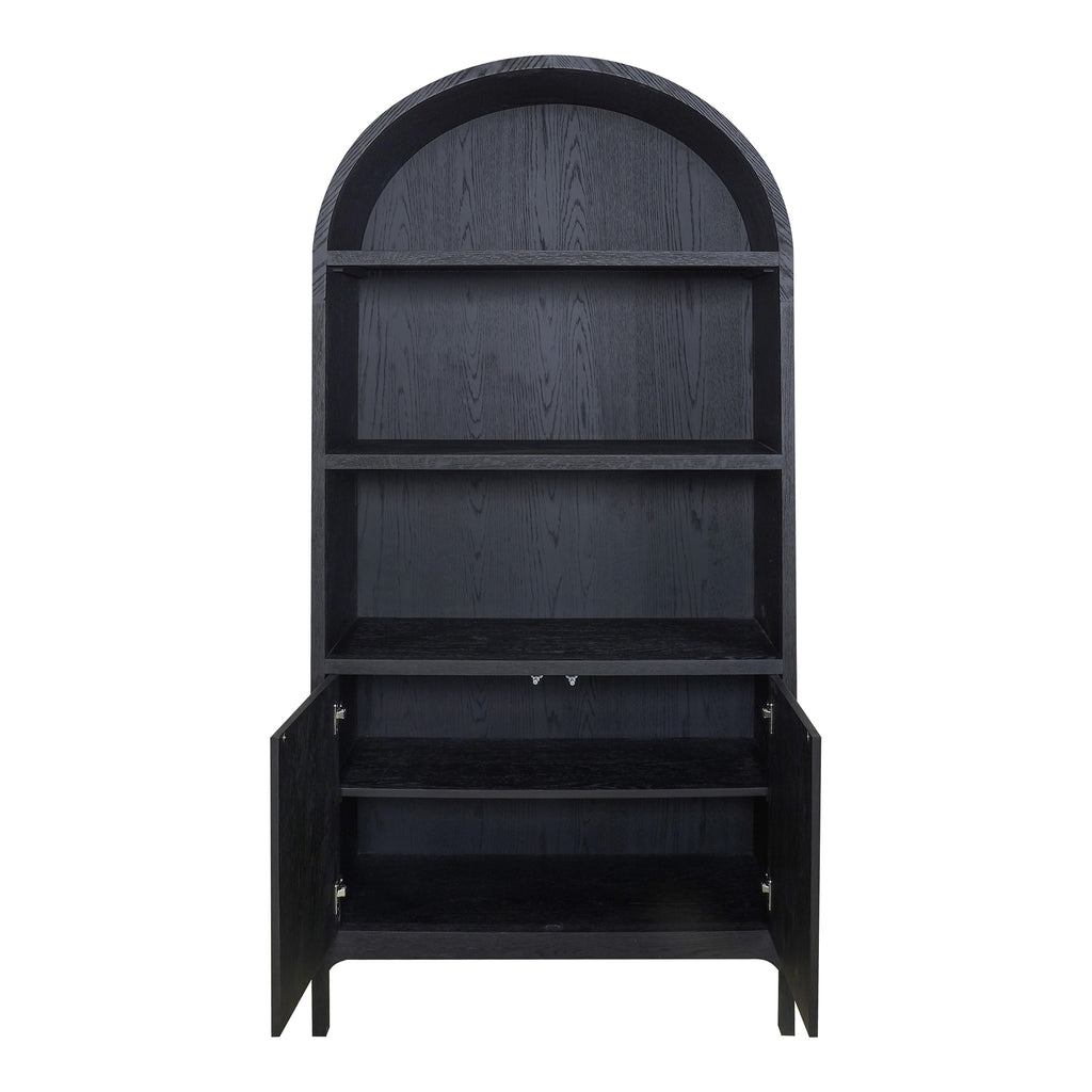 Wilde Display Cabinet Black Oak - 1630Living