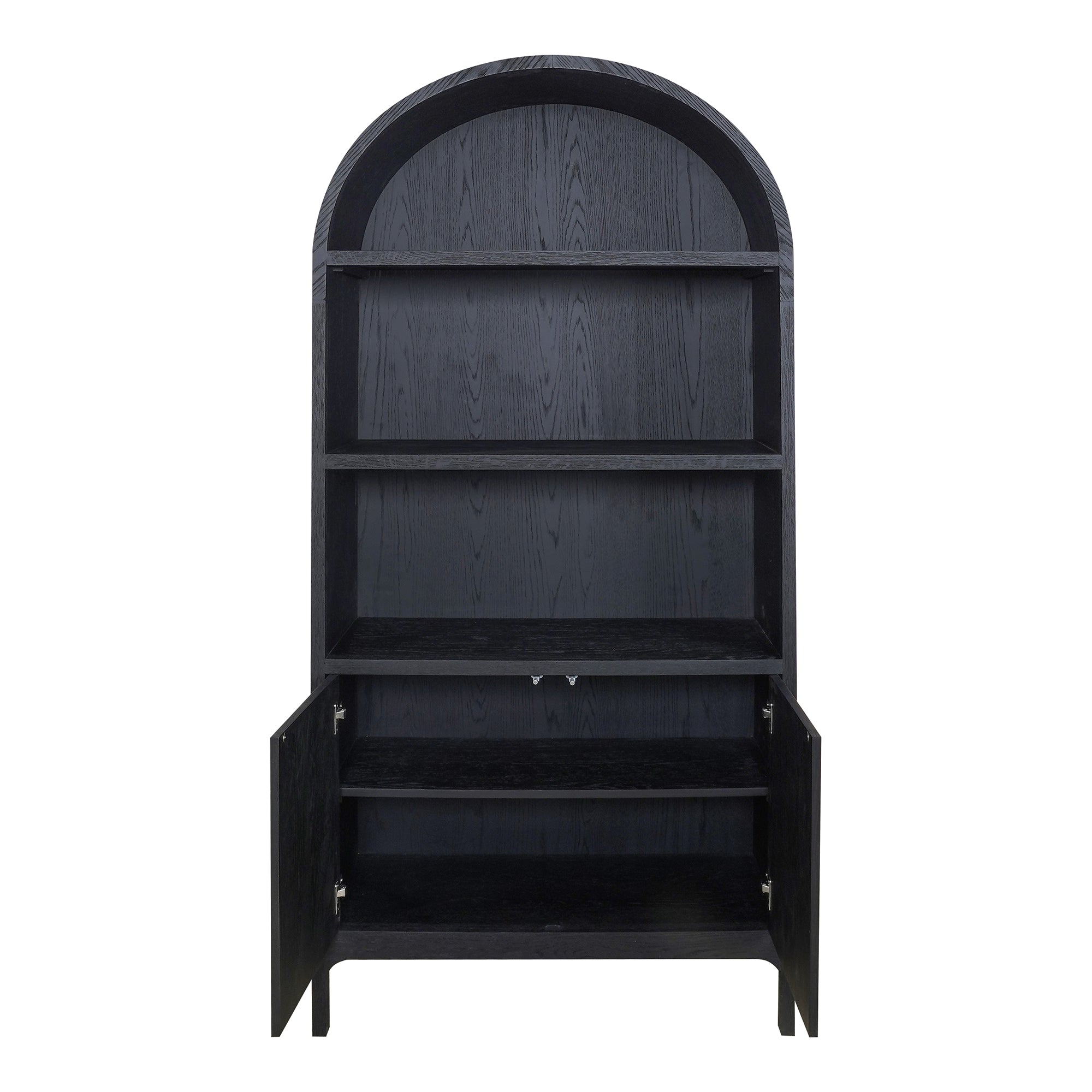 Wilde Display Cabinet Black Oak - 1630Living