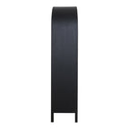 Wilde Display Cabinet Black Oak - 1630Living