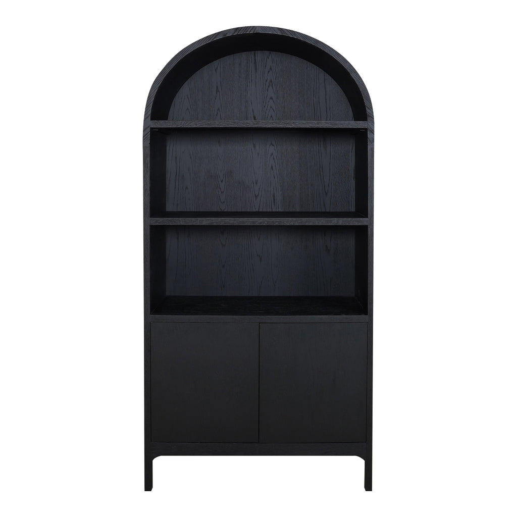 Wilde Display Cabinet Black Oak - 1630Living