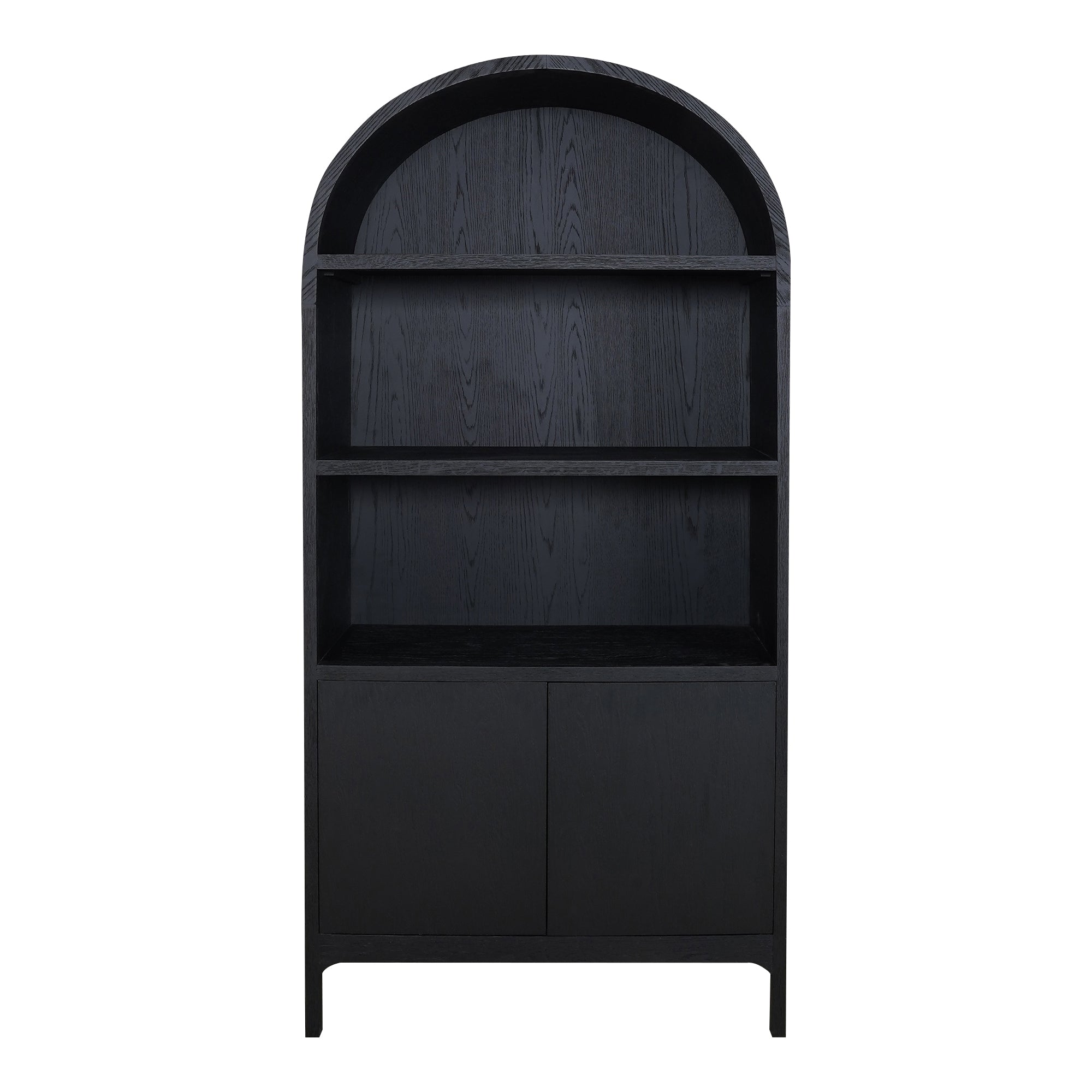 Wilde Display Cabinet Black Oak - 1630Living