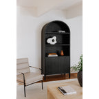 Wilde Display Cabinet Black Oak - 1630Living