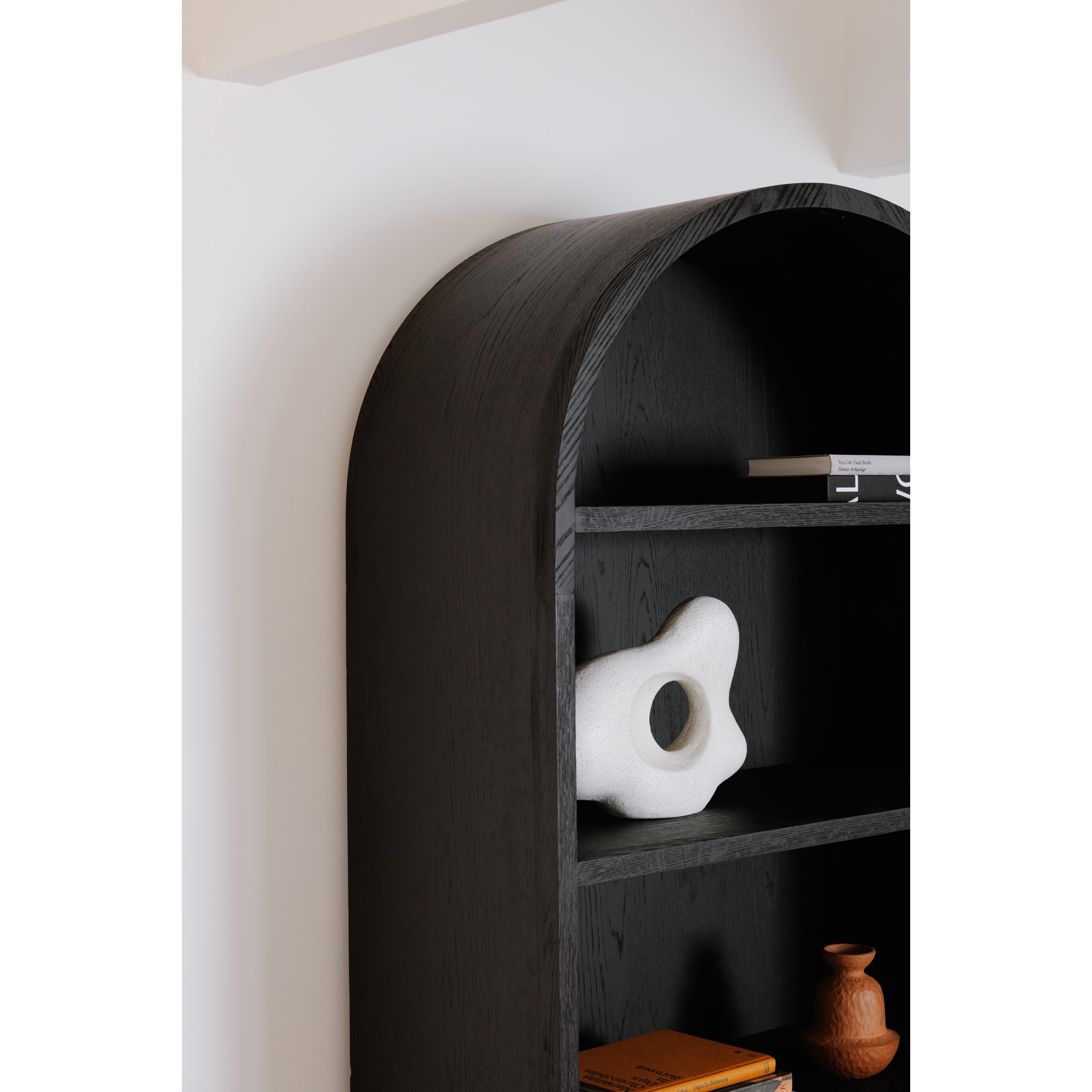 Wilde Display Cabinet Black Oak - 1630Living