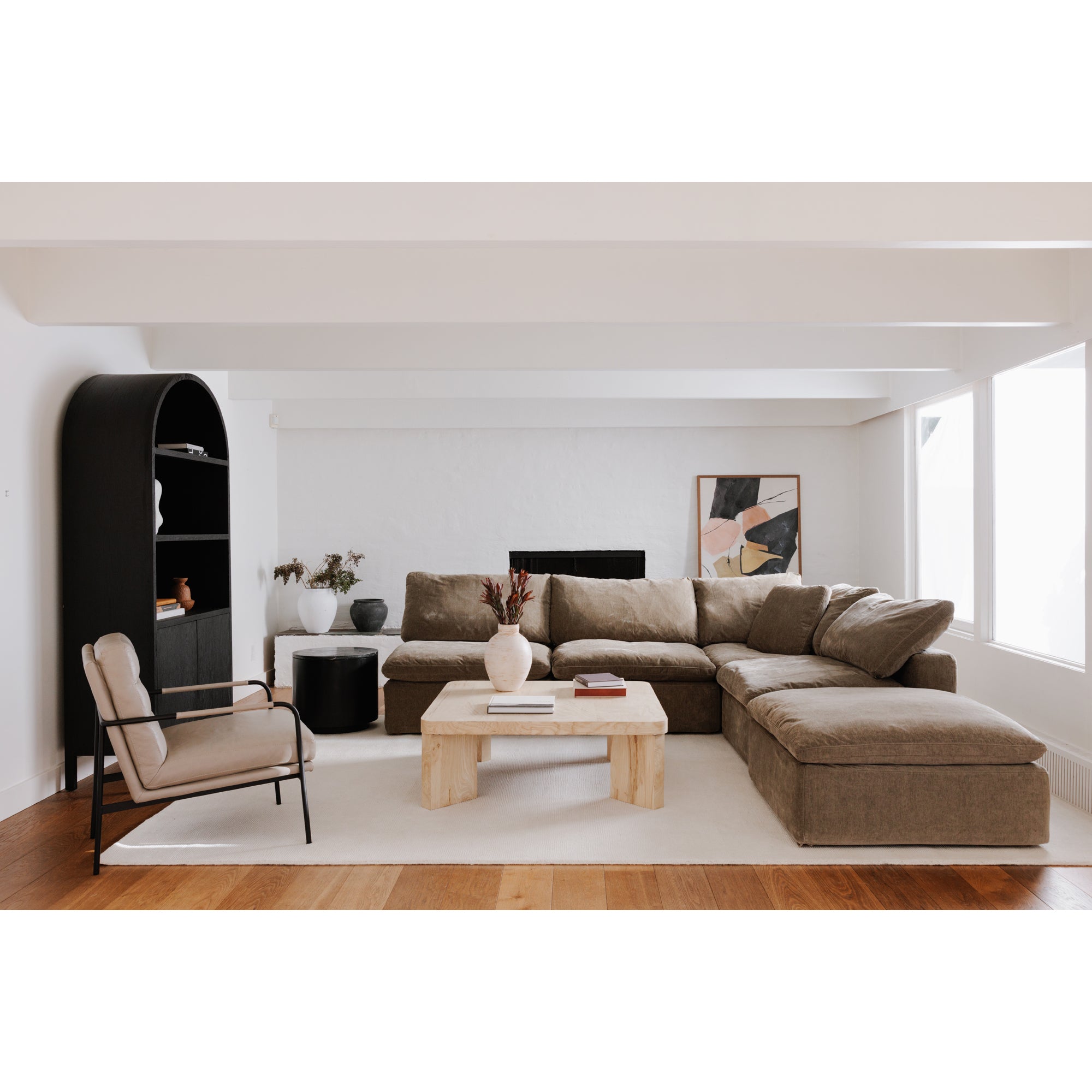 Wilde Display Cabinet Black Oak - 1630Living