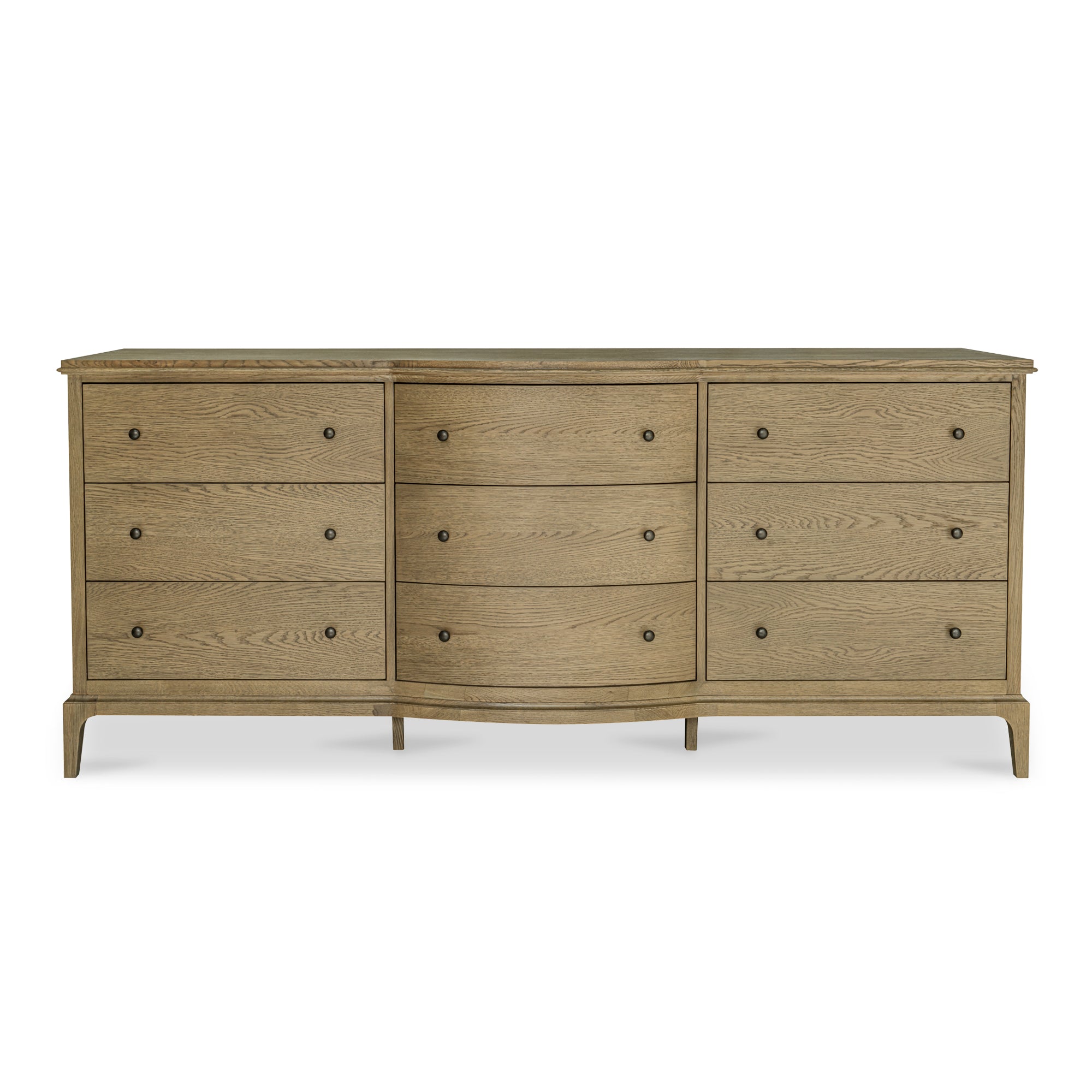 Sadie 9 Drawer Dresser Brown - 1630Living