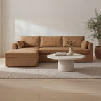 Burrow Sleeper Sectional With Storage Chaise Ginger Left - 1630Living