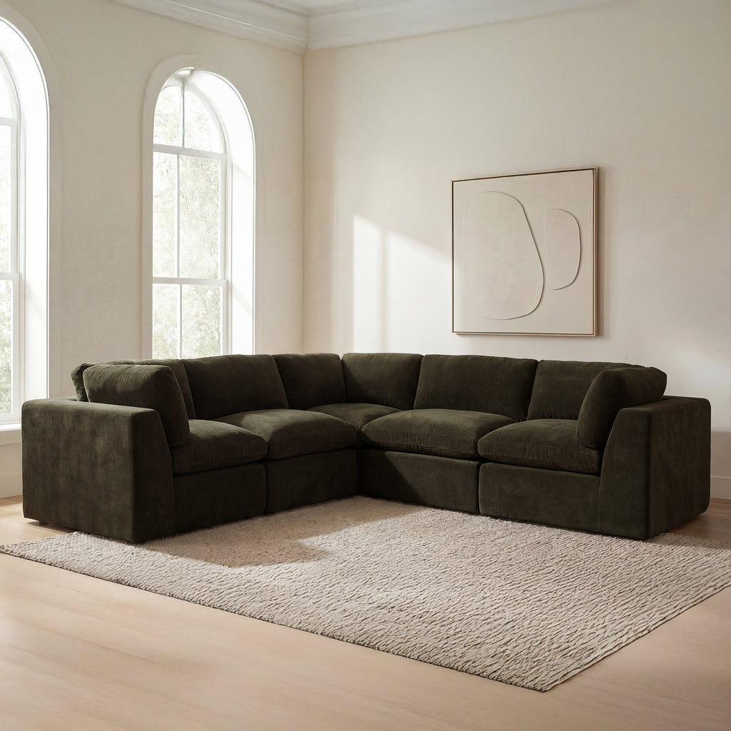 Cates Corner Chair Dark Green - 1630Living