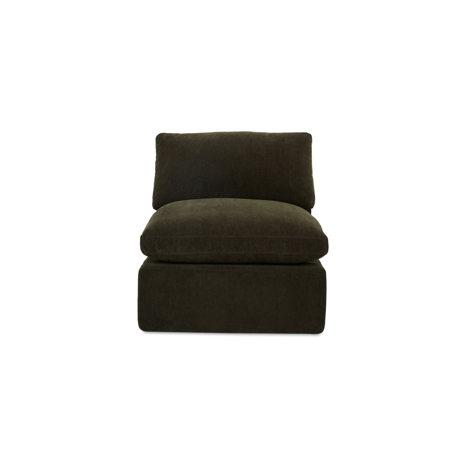 Cates Slipper Chair Dark Green - 1630Living