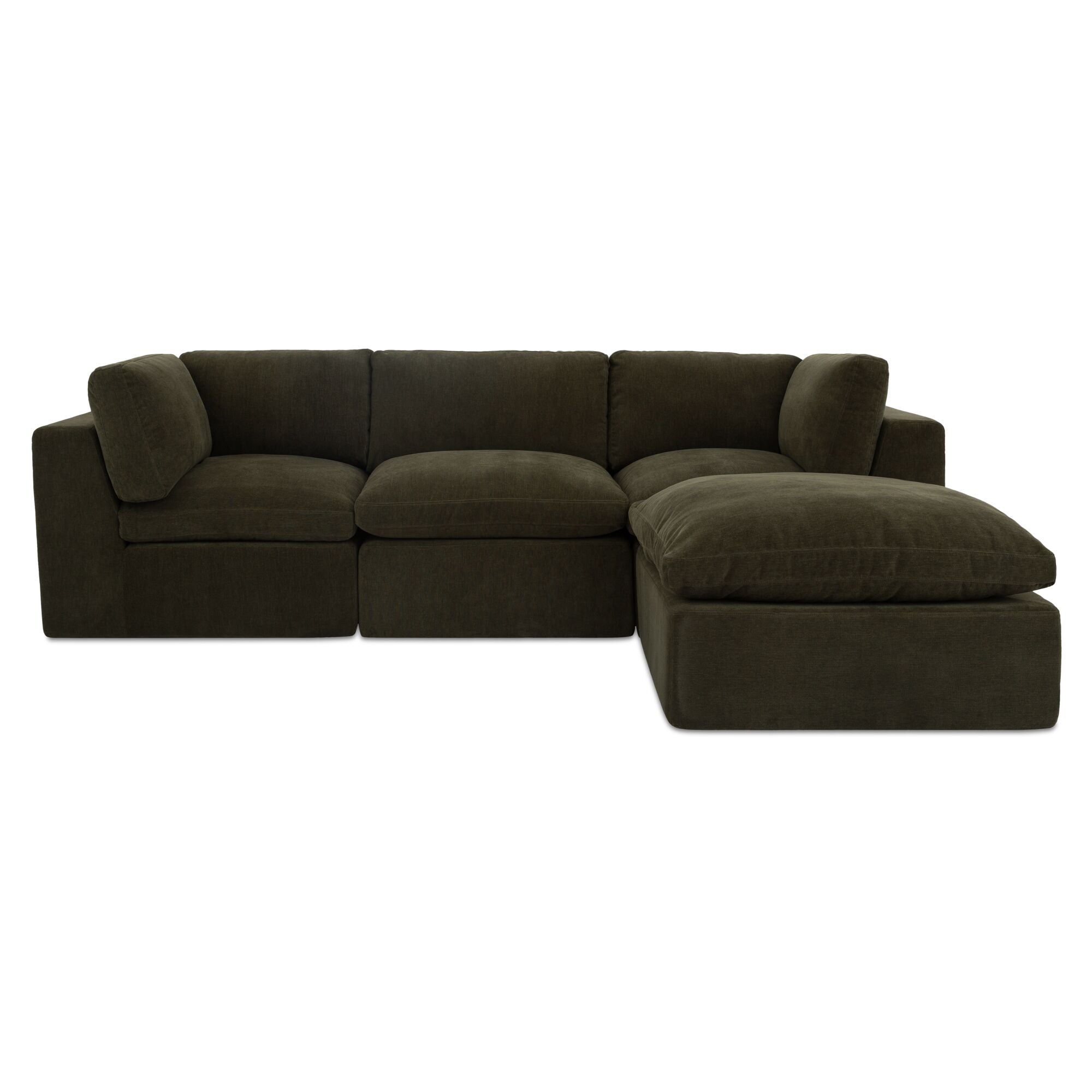Cates Lounge Modular Sectional Dark Green - 1630Living