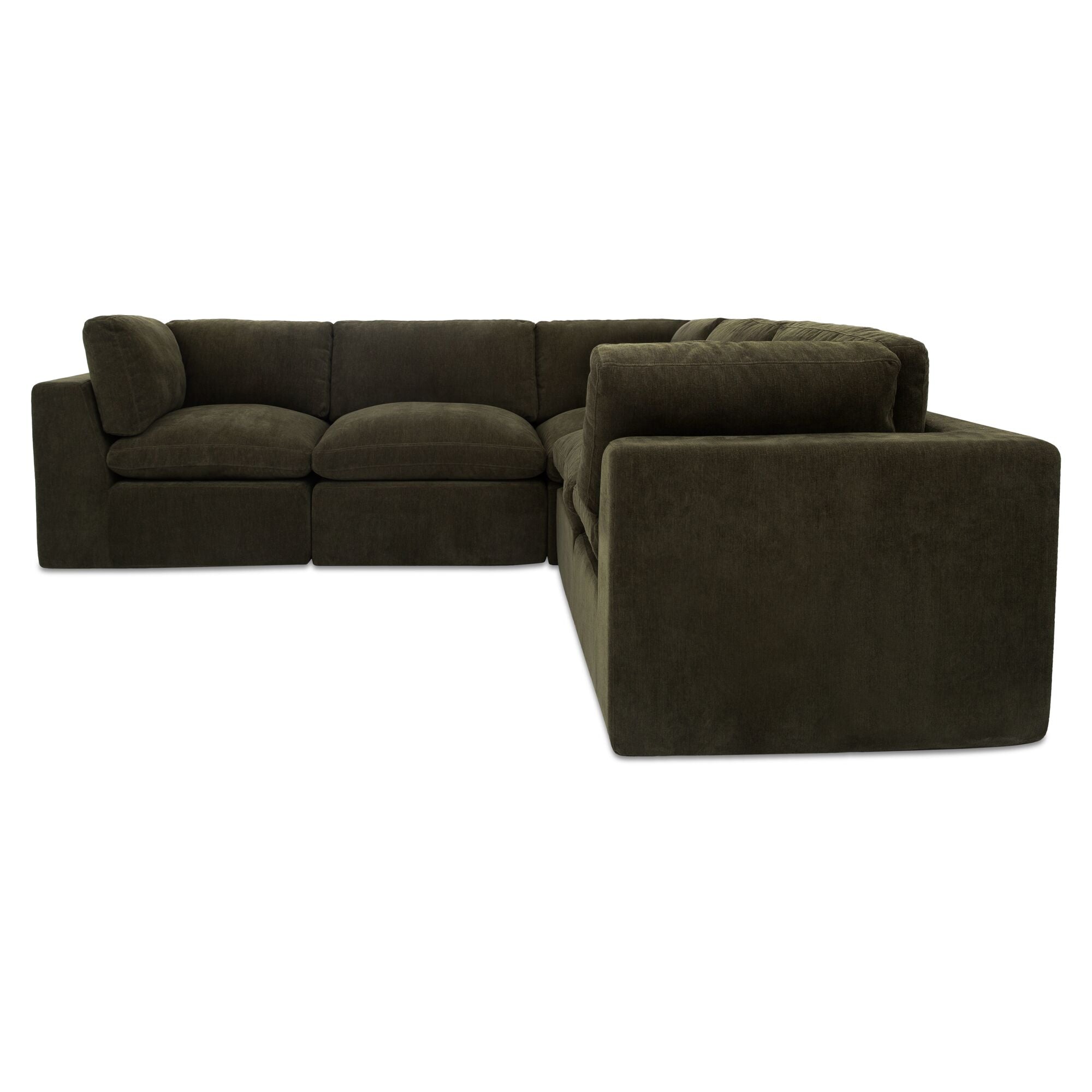 Cates Classic L Modular Sectional Dark Green - 1630Living
