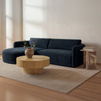 Emmy Sectional Dark Blue Left - 1630Living